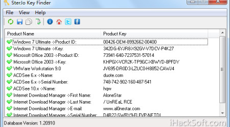SterJo Key Finder 1.5 – 轻松查看、备份和恢复软件密钥或序列号