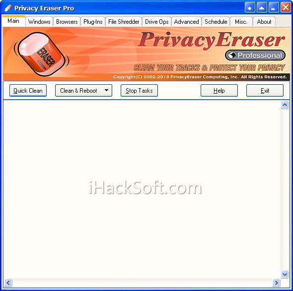 download the new ASCOMP Secure Eraser Professional 6.002