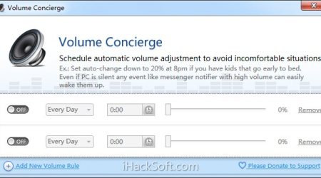 音量大小定时自动改变 – Volume Concierge下载及使用方法