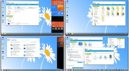 这是Windows 9桌面？极致扁平化风格你喜欢吗？