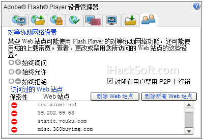 Flash Player P2P