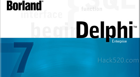 Delphi7 完美破解注册 – 去除启动画面的“Unregistered”