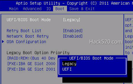 系统无法引导安装？UEFI 和 Legacy 惹的祸！