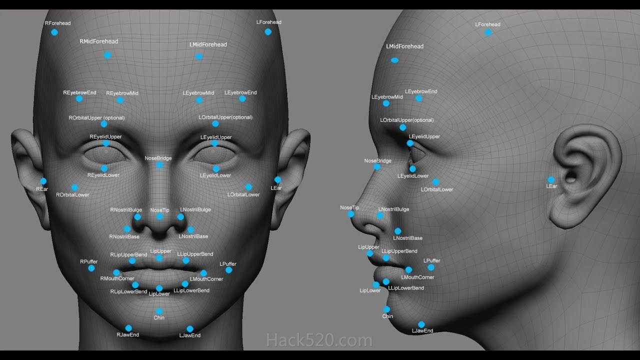 Face ID 面部识别3D建模