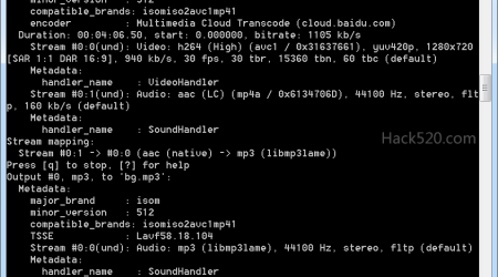 FFmpeg 使用命令整理 – 提取音频或视频、提取图片、格式转换等