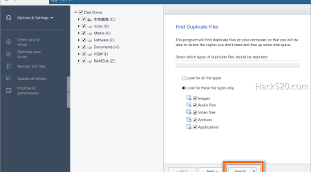 快速查找重复文件并可删除 –  Duplicate File Finder 绿色版下载