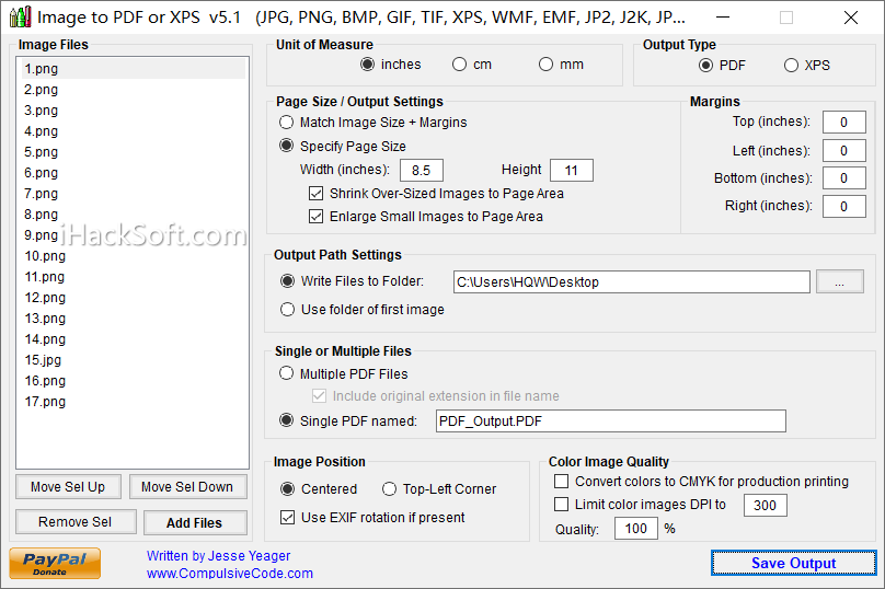 Image To PDF or XPS