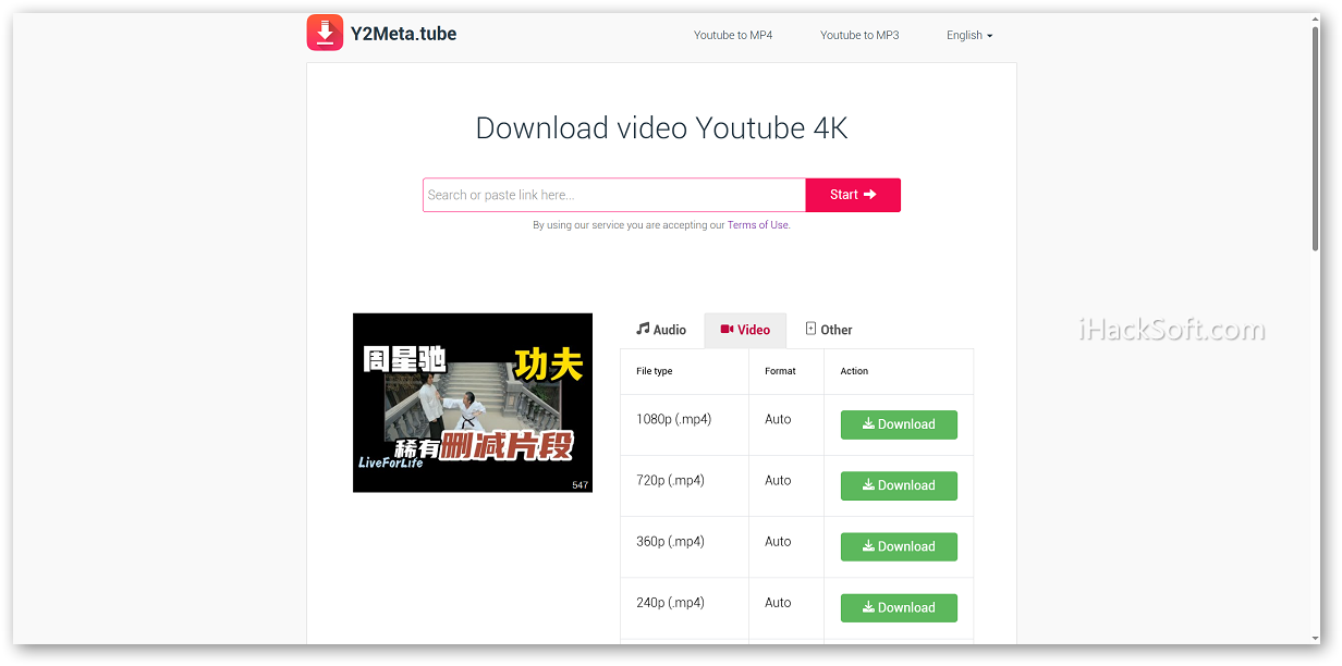 Youtube 视频在线下载