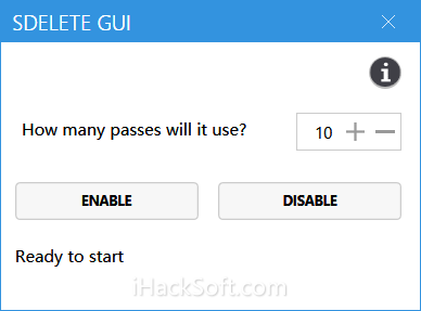 SDelete Gui